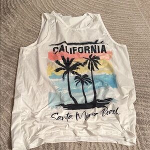 California Santa Monica Beach Tank Top